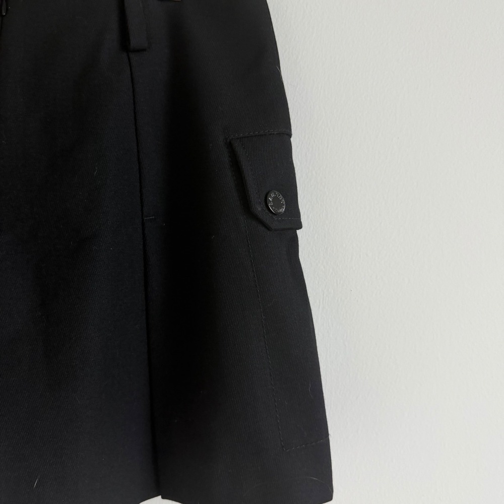 Sandro Pleated Twill Mini Skirt in Black Size 36 - Picture 12 of 12